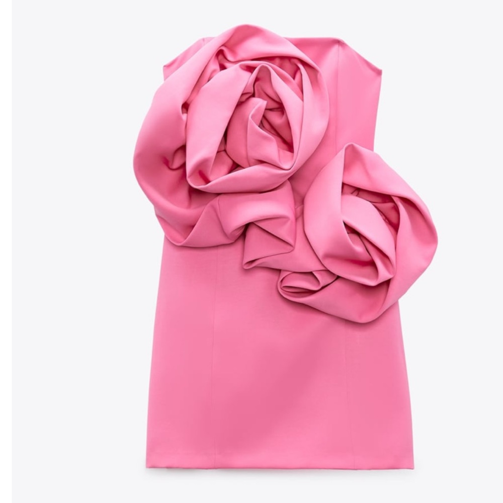 Zara voluminous flower dress